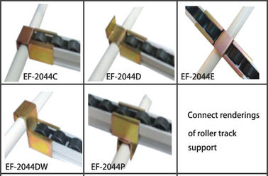 Zinc Plated Black / Golden Joint For Roller Track In Flow Pipe Rack System