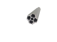 6063-T5 Plum Blossom Tubing Aluminium Alloy-de Bloempijp al-M van de Pijp Zilverachtige Oxydatie