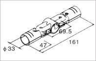 De dubbele Regelbare Schakelaars van de Metaalpijp 28mm Pijpmontage voor Met een laag bedekte Pijp