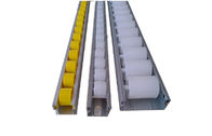 De gele/Zwarte Industriële Rollen van de Aluminiumtransportband met 85mm Rolbreedte