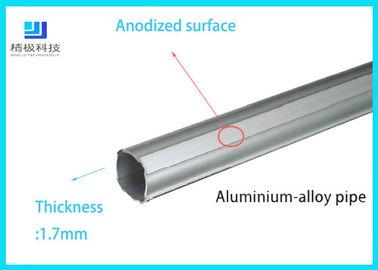 Aluminiumlegeringsbuis Diameter 28 mm Buiswanddikte 1,7 mm Zilverwit AL-2817