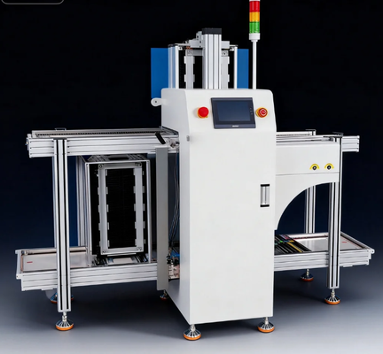 PCB-breedtebereik 50 tot 460 mm Soldeerpastabeheersysteem met handmatige of automatische tweerichtingsbediening voor productielijncontrole