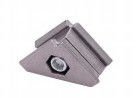 Gegooid aluminiumbuisverbinding met een diameter van 28 mm met zandblaasbehandeling voor buisreksystemen